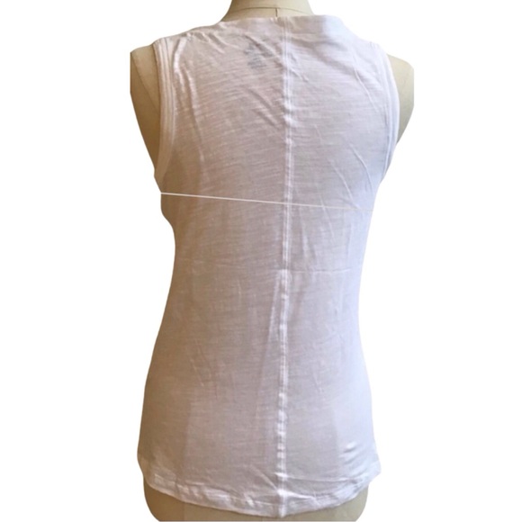 Banana Republic Malibu White Slub Tank (NWOT) (Size: Small) - Picture 5 of 7